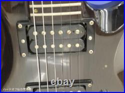 Edwards Forest GT Black Electric Guitar Used Shipping From Japan withGig Bag