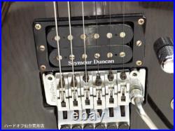 Edwards Forest GT Black Electric Guitar Used Shipping From Japan withGig Bag