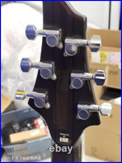 Edwards Forest GT Black Electric Guitar Used Shipping From Japan withGig Bag