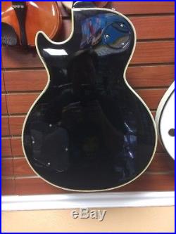 Edwards by ESP Les Paul Custom Electric Guitar Black Chrome Parts