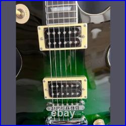 Electric Guitar Chib Greenburst Binding Archtop Replica Version FREE SHIPPING Electric Guitar Chib Greenburst Binding Archtop Replica Version FREE SHIPPING