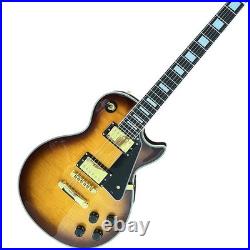 Electric Guitar Custom Tribute Sunburst Flame Maple Top FREE SHIP Handcrafted