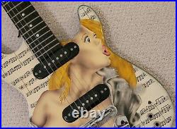 Electric Guitar Custom air brush painted 1 one of a kind