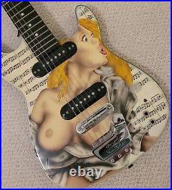 Electric Guitar Custom air brush painted 1 one of a kind