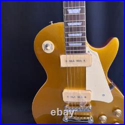 Electric Guitar Factory Directly Golden top Archtop P90 TOM Binding FREE SHIP