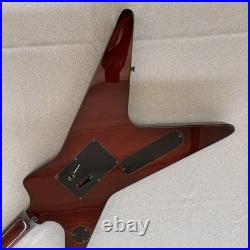 Electric Guitar Flamed Maple Vintage Sunburst Finish H-H Pickups Black Hardware