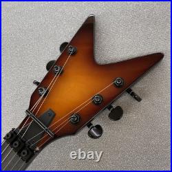Electric Guitar Flamed Maple Vintage Sunburst Finish H-H Pickups Black Hardware