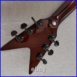 Electric Guitar Flamed Maple Vintage Sunburst Finish H-H Pickups Black Hardware