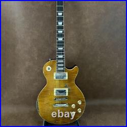 Electric Guitar Handcrafted Relic Archtop Tune-O-Matic Flame Maple Top FREE SHIP
