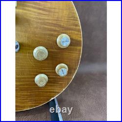 Electric Guitar Handcrafted Relic Archtop Tune-O-Matic Flame Maple Top FREE SHIP