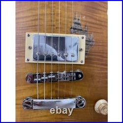 Electric Guitar Handcrafted Relic Archtop Tune-O-Matic Flame Maple Top FREE SHIP