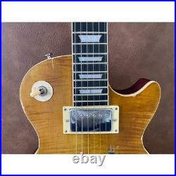 Electric Guitar Handcrafted Relic Archtop Tune-O-Matic Flame Maple Top FREE SHIP