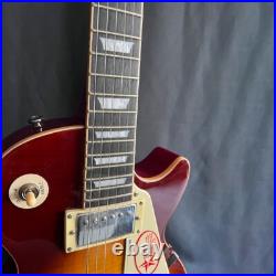 Electric Guitar Humbukcer Flame Maple Top Standard TOM Bridge Bone Nut FREE SHIP