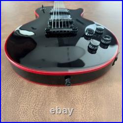 Electric Guitar Red Multi-ply Binding Archtop Handcrafted Balck Parts FREE SHIP