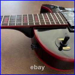 Electric Guitar Red Multi-ply Binding Archtop Handcrafted Balck Parts FREE SHIP