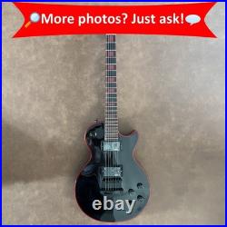 Electric Guitar Red Multi-ply Binding Archtop Handcrafted Balck Parts FREE SHIP