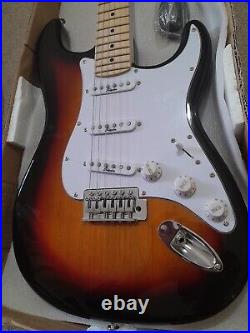 Electric Guitar ST-01-SB-SSS 3 Tone Sunburst