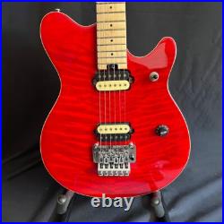 Electric Guitar Tremolo Flame Maple Top Red Locking Nuts Bolt On FREE SHIPPING Electric Guitar Tremolo Flame Maple Top Red Locking Nuts Bolt On FREE SHIPPING