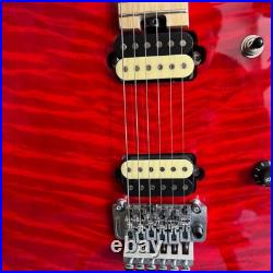 Electric Guitar Tremolo Flame Maple Top Red Locking Nuts Bolt On FREE SHIPPING Electric Guitar Tremolo Flame Maple Top Red Locking Nuts Bolt On FREE SHIPPING