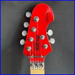 Electric Guitar Tremolo Flame Maple Top Red Locking Nuts Bolt On FREE SHIPPING Electric Guitar Tremolo Flame Maple Top Red Locking Nuts Bolt On FREE SHIPPING