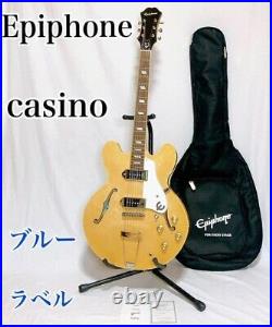Epiphone Casino Blue label semi acoustic Guitar working perfect from Japan Epiphone Casino Blue label semi acoustic Guitar working perfect from Japan