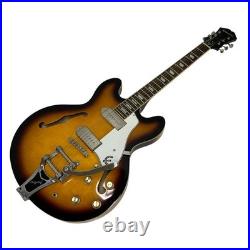Epiphone Casino VS Bigsby Semi-Acoustic Guitar Ship to JAPAN