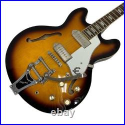 Epiphone Casino VS Bigsby Semi-Acoustic Guitar Ship to JAPAN