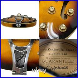 Epiphone Casino VS Bigsby Semi-Acoustic Guitar Ship to JAPAN