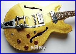Epiphone Casino VT-GF Hollow Body Electric Guitar Very Rare 1996 Gold MIK withHSC