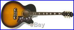 Epiphone EJ-200SCE Acoustic-Electric Guitar (Vintage Sunburst) (Used)