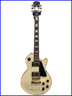 Epiphone Electric Guitar Les Paul Custom 2008 White HH Tan Used