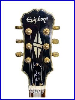 Epiphone Electric Guitar Les Paul Custom 2008 White HH Tan Used