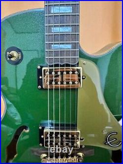Epiphone Emperor Swingster Forest Green Metallic Hollow body withsoft case F/S