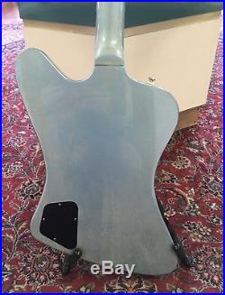 Epiphone Firebird Pelham Blue Electric Guitar with Hard Case