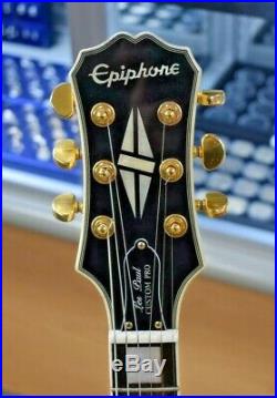 Epiphone Les Paul Custom Pro Alpine White Electric Guitar Free Shipping