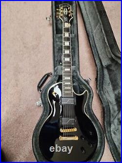 Epiphone Matt Heafy Les Paul Custom Origins Guitar, Ebony (Black) Finish