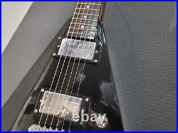 Epiphone RARE OFFSET FLYING V HOCKEY STICK HEADSTOCK. ACTIVE PICKUPS