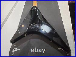 Epiphone RARE OFFSET FLYING V HOCKEY STICK HEADSTOCK. ACTIVE PICKUPS