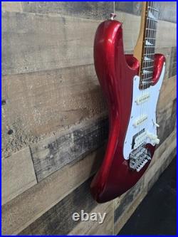 Epiphone S500 Electric Guitar red banana head stock. RARE