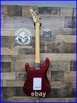 Epiphone S500 Electric Guitar red banana head stock. RARE