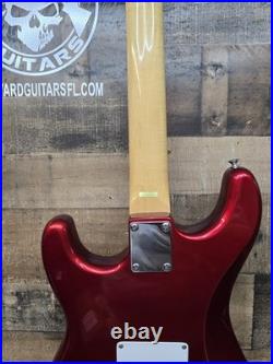 Epiphone S500 Electric Guitar red banana head stock. RARE