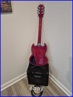 Epiphone Special SG Electric Guitar Red Solid Right-Handed with Amplifier & Cable