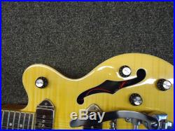 Epiphone Wildkat Natural Bigsby Tremolo Archtop Semi-Hollow Electric Guitar RH