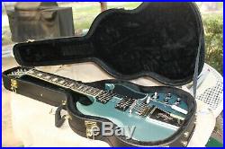 Epiphone by Gibson Les Paul Custom SG Pelham Blue Fat Neck Rare Mint 2013