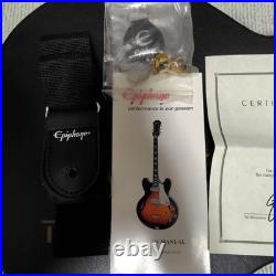 Epiphonee Tak DC Custom Signature Electric Guitar with Hard Case and Upgrades