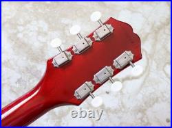 Epipone Crestwood Custom Used Mahogany body Cherry withSoft case Epipone Crestwood Custom Used Mahogany body Cherry withSoft case