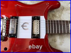 Epipone Crestwood Custom Used Mahogany body Cherry withSoft case Epipone Crestwood Custom Used Mahogany body Cherry withSoft case