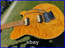 Ernie Ball Music Man EVH Eddie Van Halen Signature Model Gold Translucent Quilt