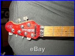 Ernie Ball Music Man EVH Eddie Van Halen Signature Musicman Trans Red 1992