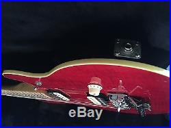 Ernie Ball Music Man Eddie Van Halen Guitar Red Flame Top EVH 1992 Rare Early#